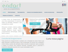 Tablet Screenshot of endart.com.br